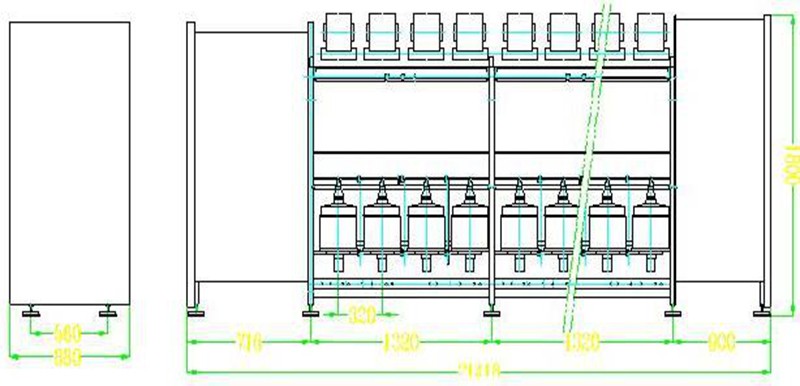 Large Package Twisting Machine